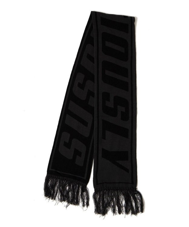 WEGO 【ユニセックス着用ITEM】ロゴマフラー ダークグレー