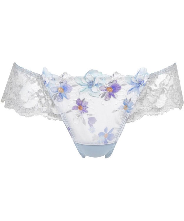 WACOAL Ｔバック ショーツ 【ハグするブラ】 BRB498とペア はきこみ丈あさめ ソング レディース PRA498 /ワコール ブルー