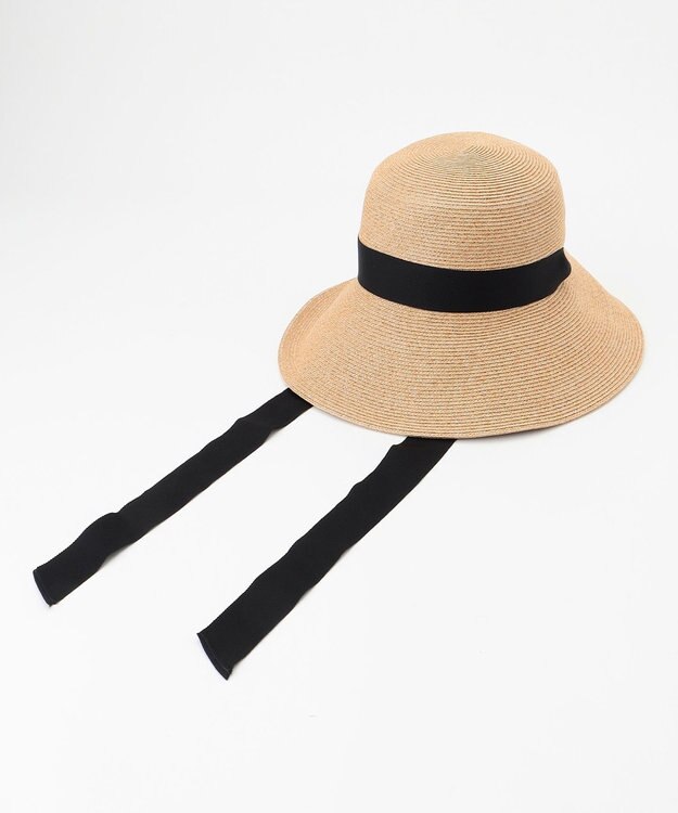 自由区 【洗える】ブレードグログラン ハット ベージュ系