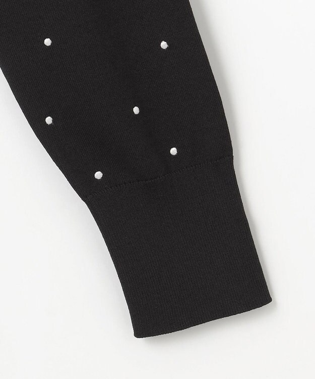 組曲 【WEB限定】ドットニット カーディガン ブラックドット系5