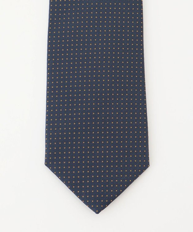 KASHIYAMA KASHIYAMAオリジナル【JAPAN MADE】ドットネクタイ オレンジ