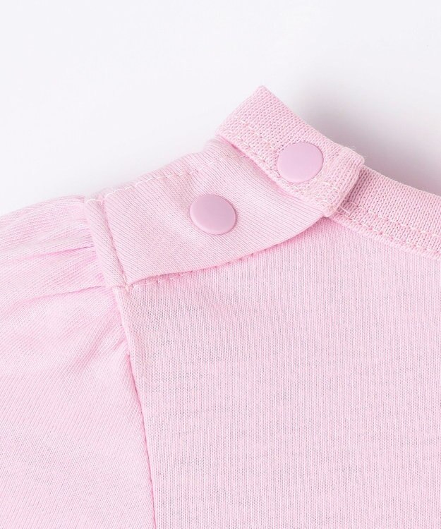 組曲 KIDS 【80-100㎝】ティアードフラワー チュニック ピンク