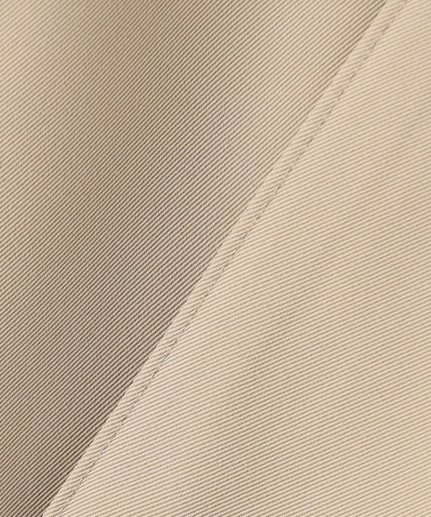 J.PRESS LADIES S 【洗える】 ソロテックスドライツイル ノーカラー コート ベージュ系