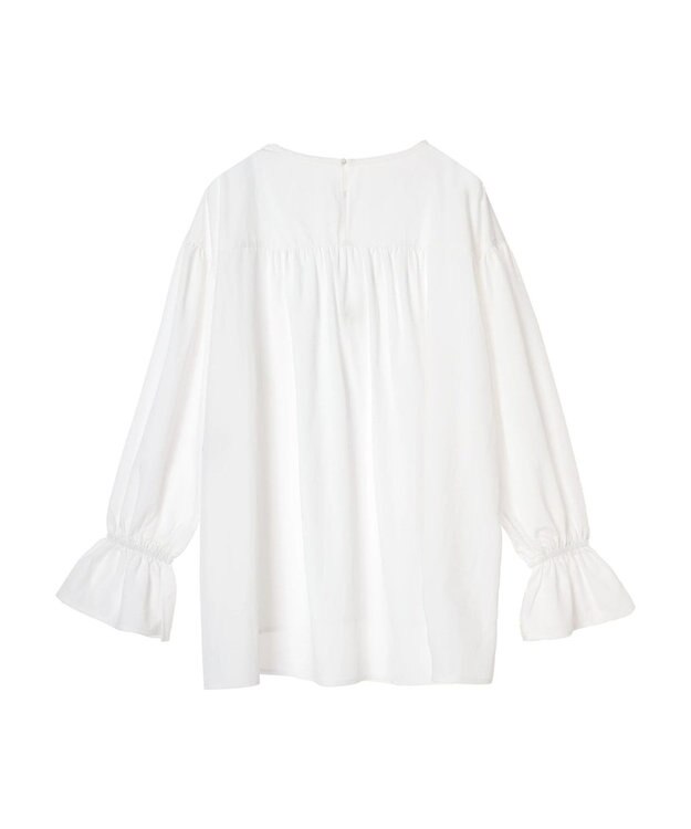 AMERICAN HOLIC 接触冷感キャンディースリーブサイドスリットブラウス Off White