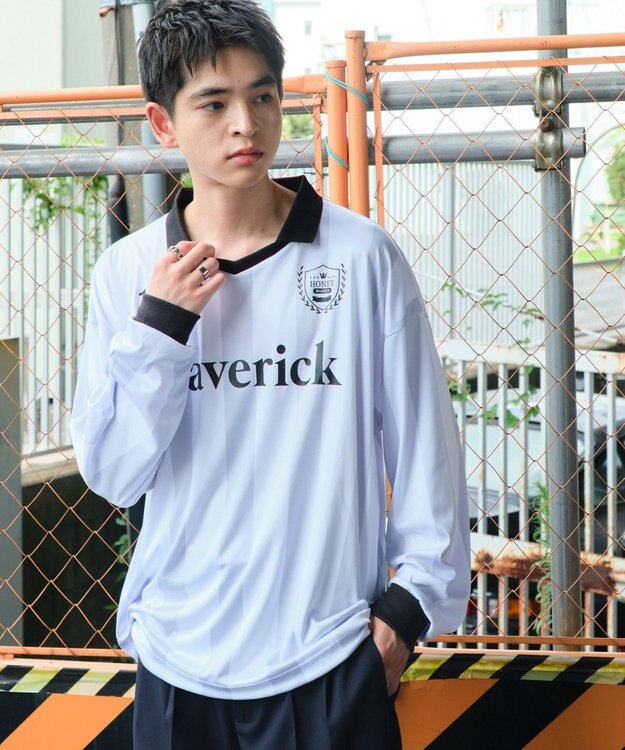 WEGO ドロストゲームロゴT（LS） 柄1