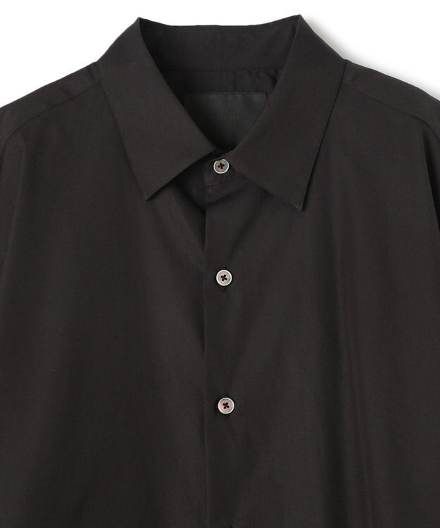 JOSEPH HOMME 【HIGH GRADE LINE】コットンポプリン  レギュラーカラーシャツ ブラック系