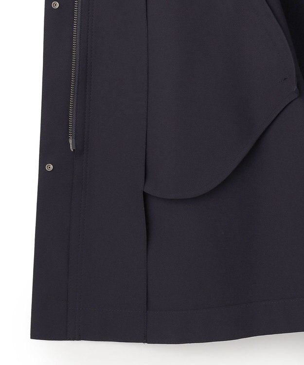 ICB ボンディングツイル スリーブレスアウター ネイビー系