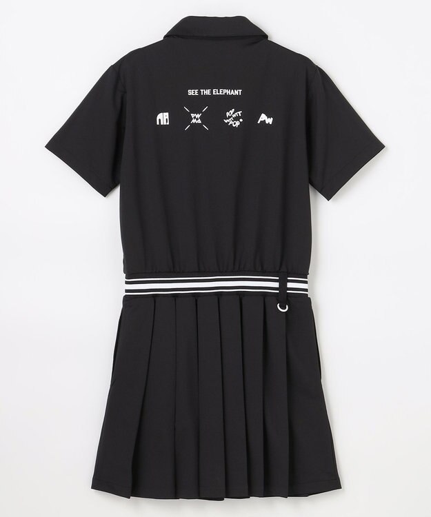 PW CIRCULUS 【WOMEN】ポロシャツワンピース ゴルフウェア レディース ブラック系