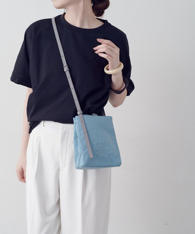 russet ナイロンミニショルダーバッグ(Z-235) L.Blue