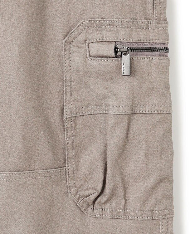 JOSEPH HOMME 新色・新型【抜群のストレッチ性/光沢素材】ハイパワーソフトストレッチ デザインパンツ/ STICK DESIGN ベージュ系