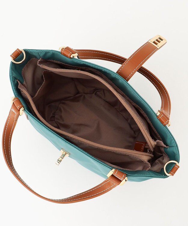 LA BAGAGERIE ひねり金具付きエレガンストート　SSサイズ グリーン