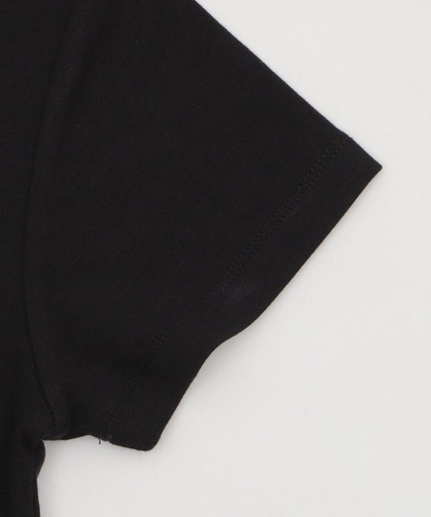 WEGO ベルトワンショルグラフィックちびT ブラック