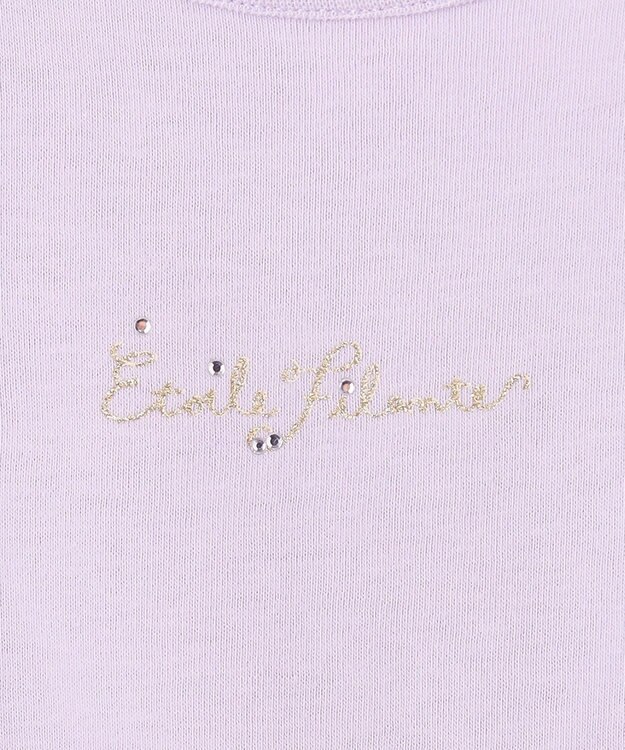 ANY KIDS 接触冷感 レインボーチュール Tシャツ ラベンダー