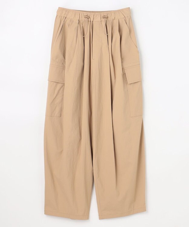 ANY L 撥水ナイロンカーゴパンツ ベージュ