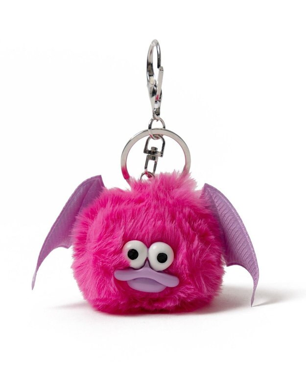 WEGO デビルくわくわモンスターぬいぐるみキーホルダー ピンク