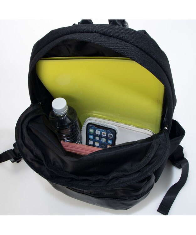 Y'SACCS 【イザック×MUMU】コーデュラエコメイド　マルチウェイバックパック ブラック