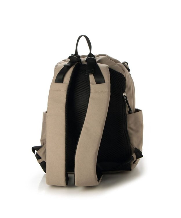 Y'SACCS 【イザック×MUMU】コーデュラエコメイド　マルチウェイバックパック ベージュ