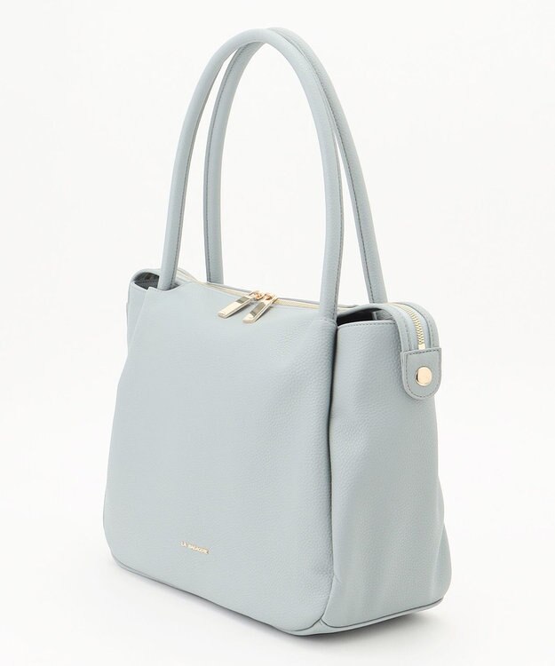 LA BAGAGERIE ブリッジトートバッグ Mサイズ ライトブルー