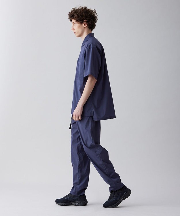 UNFILO MENS LIGHT MOVE ワイドパンツ ネイビー