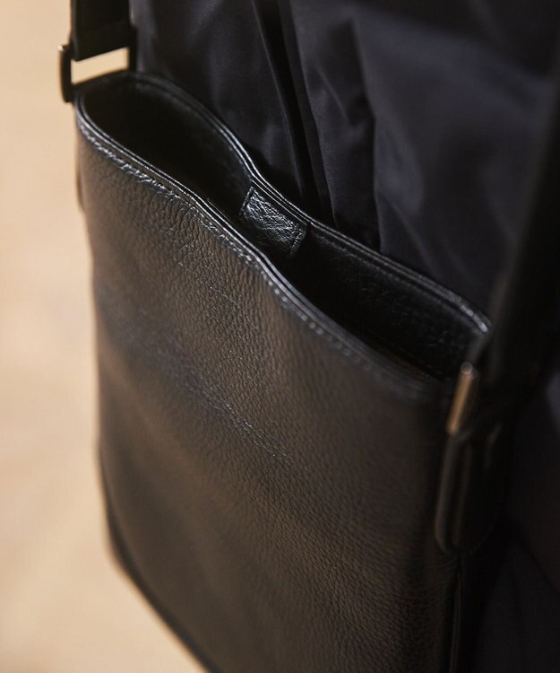 GOTAIRIKU 別注/日本製【PELLE MORBIDA×GOTAIRIKU】レザー ショルダーバッグ ブラック系