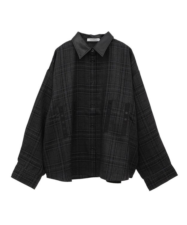 Green Parks ウエストタック２ＷＡＹシャツブルゾン Gray