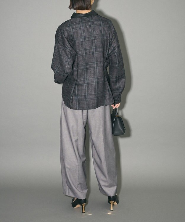 Green Parks ウエストタック２ＷＡＹシャツブルゾン Gray