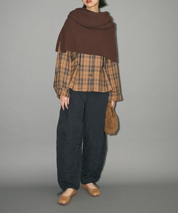 Green Parks ウエストタック２ＷＡＹシャツブルゾン Brown