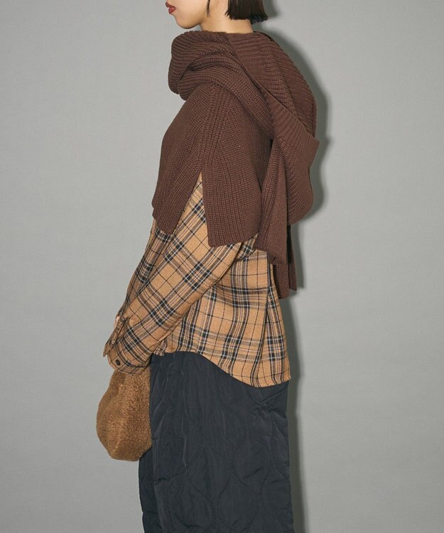 Green Parks ウエストタック２ＷＡＹシャツブルゾン Brown