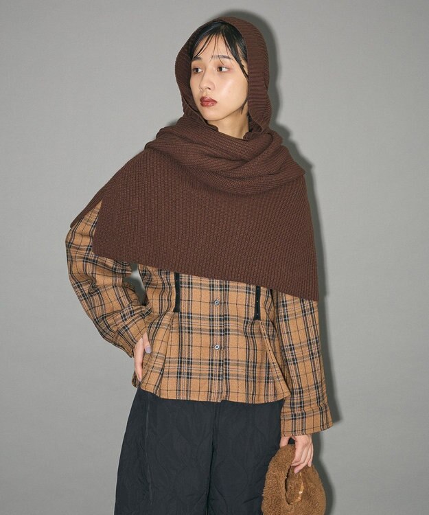 Green Parks ウエストタック２ＷＡＹシャツブルゾン Brown