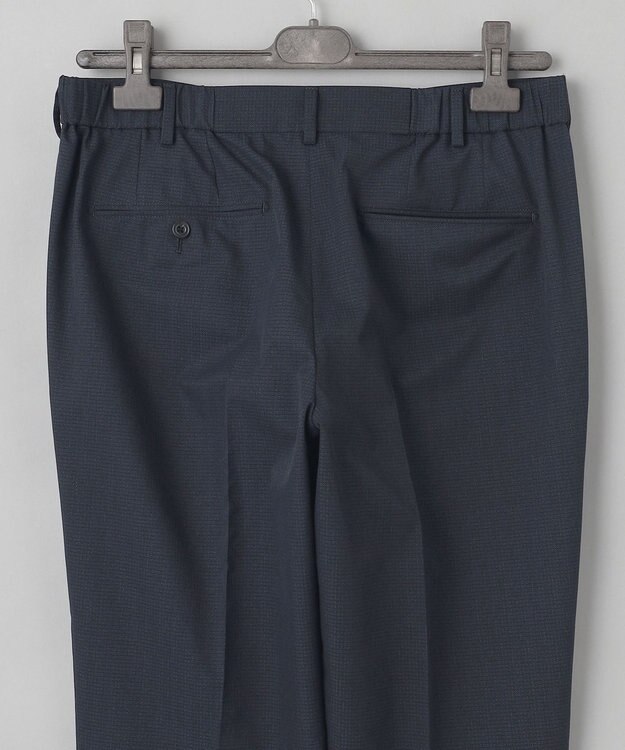 GOTAIRIKU 圧倒的清涼感・８つの機能美【接触冷感/通気性/軽量/撥水…等】クールドッツ セットアップパンツ_ヘリンボーンプリント（25年モデル） ネイビー_ヘリンボーン柄