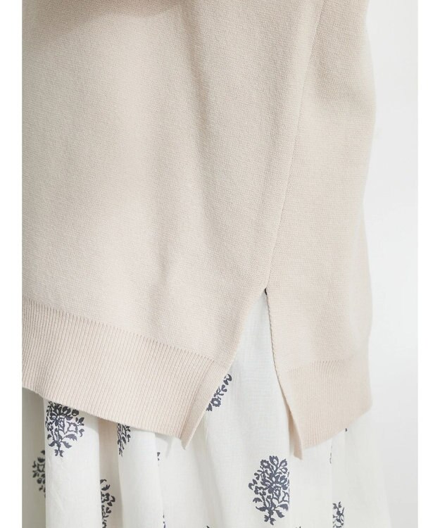 CRAFT STANDARD BOUTIQUE ＶネックＢＩＧシルエットカーディガン Ivory