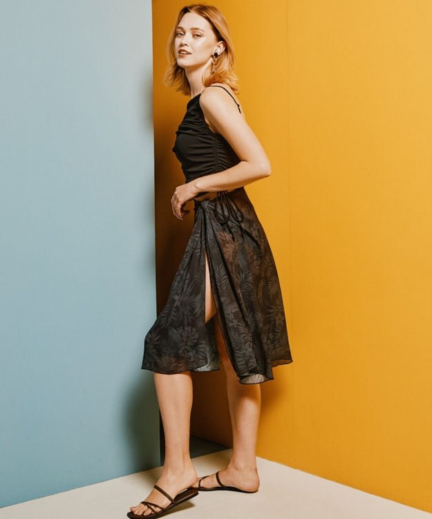 San-ai Resort（三愛水着楽園） アレンジパレオ　F　【San-ai Resort（サンアイリゾート）】 ブラック