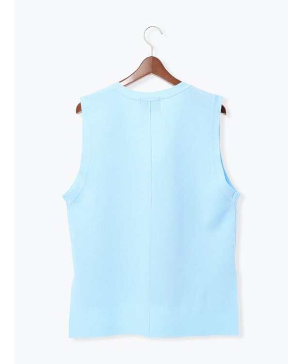 Te chichi Vネックニットベスト サックスブルー