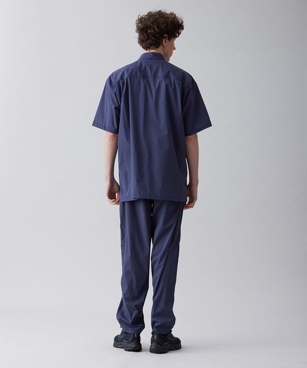 UNFILO MENS LIGHT MOVE ワイドパンツ ネイビー