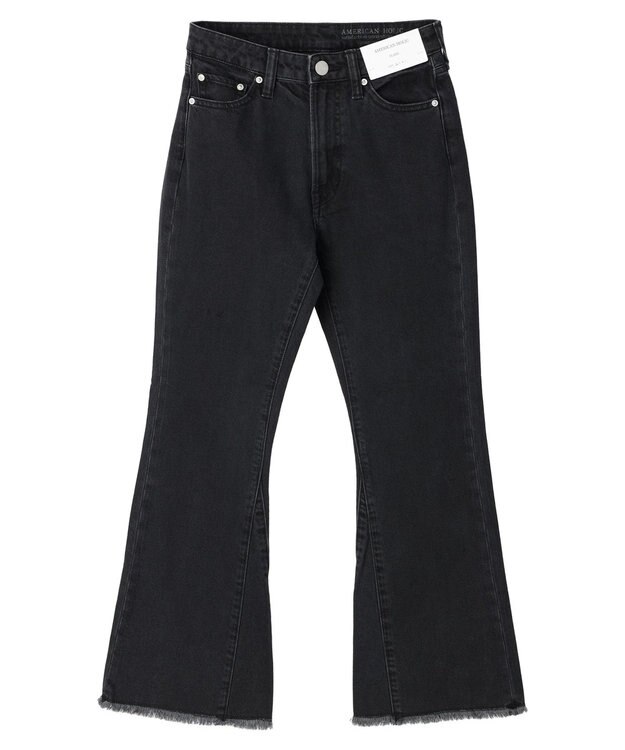 AMERICAN HOLIC マチ付きフレアデニム Black