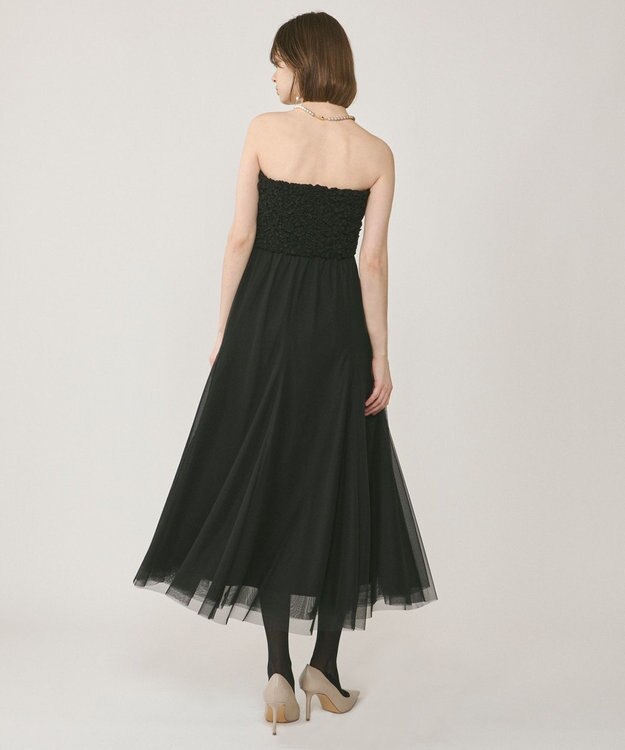 GRACE CONTINENTAL シャーリングベアドレス ブラック