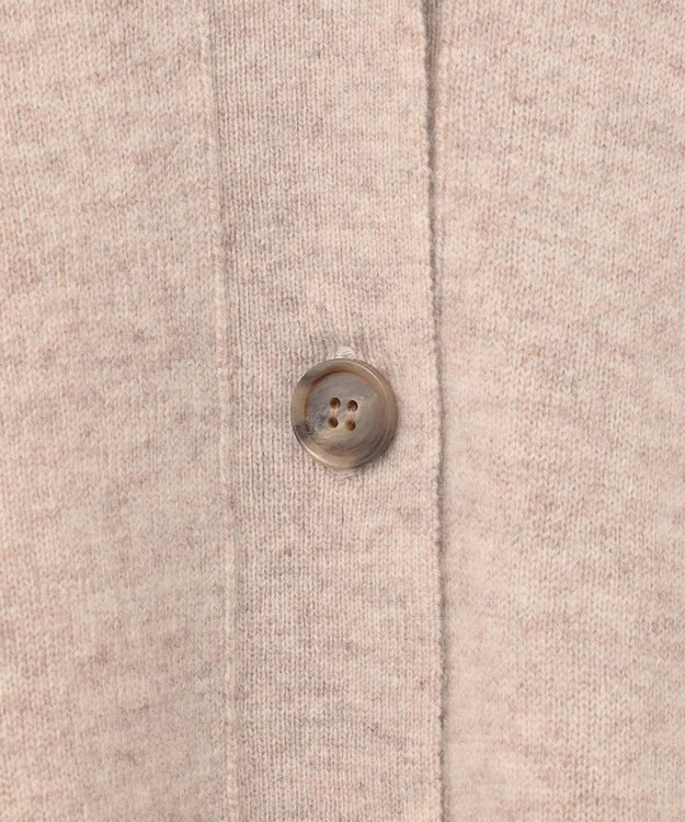 J.PRESS LADIES 【洗える】CASHMERE BLEND Vネック カーディガン ベージュ系