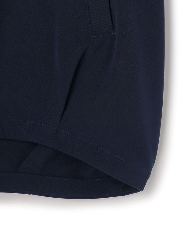 J.PRESS YORK STREET 【WOMEN】ジャージーライクツイル ドルマンブルゾン ネイビー系