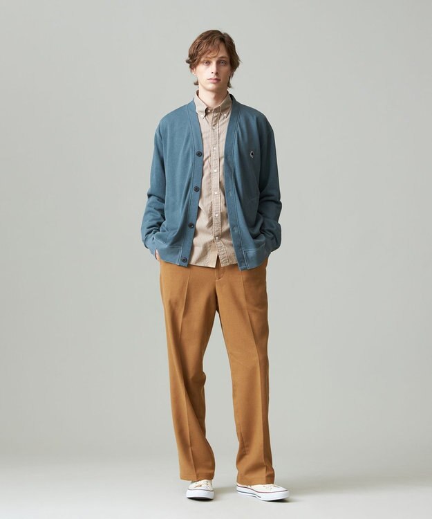 J.PRESS MEN 【WEB限定カラー有】バックブル スウェットカーディガン 【WEB限定カラー】グリーン系