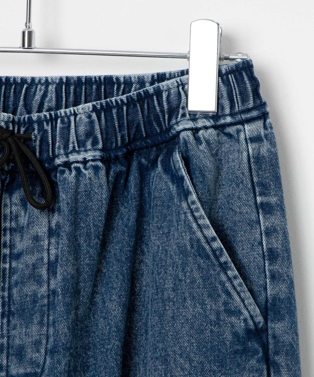 WEGO デニムパラシュートカーゴパンツ デニム中濃色