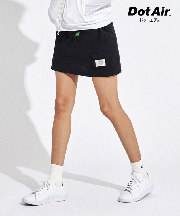PW CIRCULUS 【高通気 / 軽撥水 / 軽量のDotAir 使用】【WOMEN】カーゴスカート ゴルフウェア レディース ブラック系