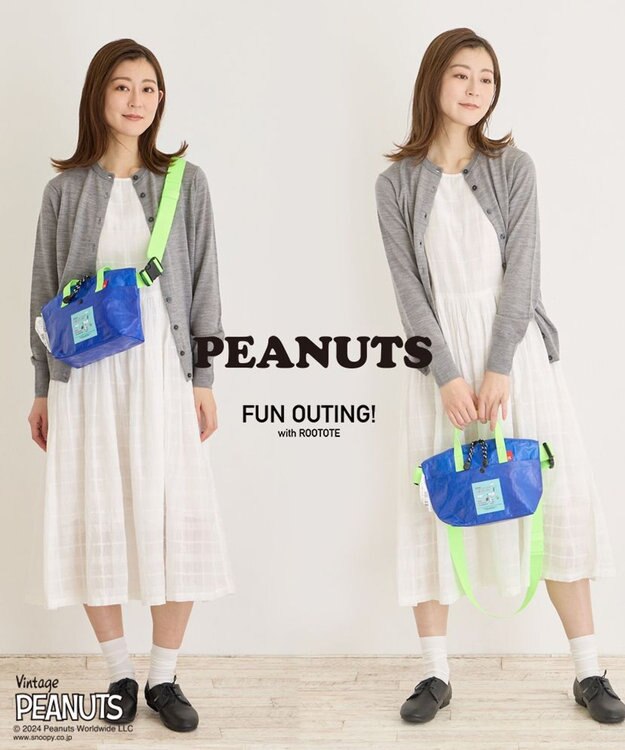 ROOTOTE 8582【スヌーピー】IP.デリ.ピーナッツ-9F 03：ブルー