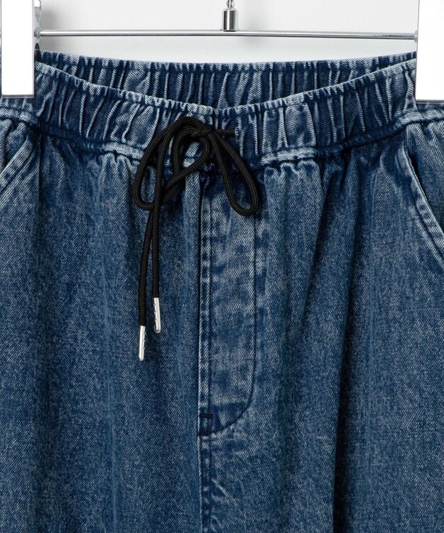 WEGO デニムパラシュートカーゴパンツ デニム中濃色