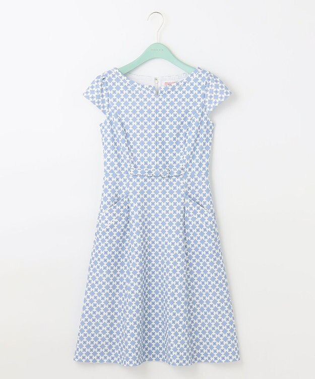 TOCCA 【洗える！】FOUR LEAVES ドレス ブルー系5