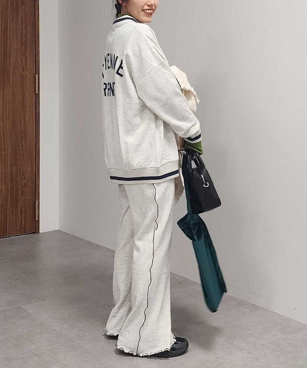 CRAFT STANDARD BOUTIQUE 【ユニセックス】裏毛ハーフジップスウェット Oatmeal