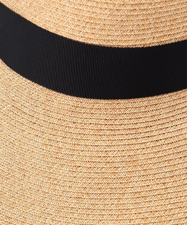 自由区 【洗える】ブレードグログラン ハット ベージュ系