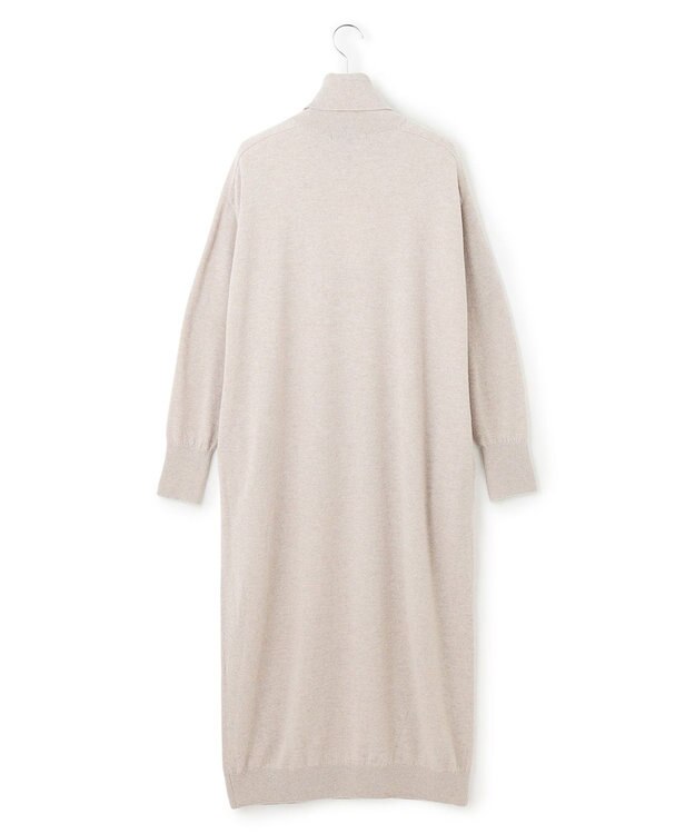23区 S 【洗える】カシミヤブレンド タートルネック ニットワンピース ベージュ系