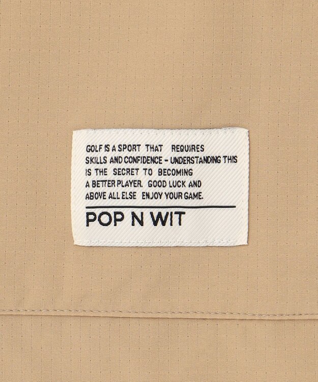 PW CIRCULUS 【高通気 / 軽撥水 / 軽量のDotAir 使用】【MEN】ポケッタブル ブルゾン ベージュ系