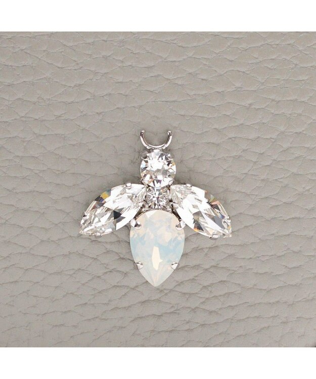 A.D.M.J. 【牛革】アノニマス/A4サイズ対応クリスタルビー付ボストン34cm オフホワイト