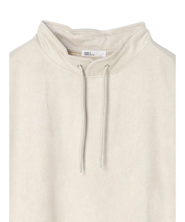 CRAFT STANDARD BOUTIQUE フェイクスエードスタンドプルオーバー Ivory